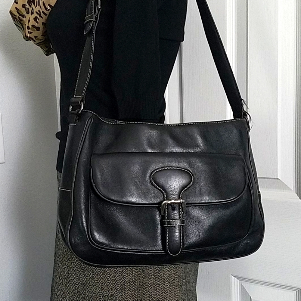 Leather Adrienne Vittadini Organizational Handbag